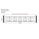 image 4 of Stirling Scroll Railing Panel - Solid Steel - Fits Gap of 1830 mm x 403 mm High - Electro Galvanised/Black Powder Coated | Black | 1
