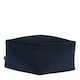 image 3 of Amara Square Bean bag Footstool, Velvet | Blue | Blue | 1