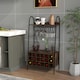 image 3 of COSTWAY Industrial Detachable Wine Bar Storage Wine Bar