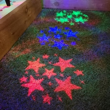 Festive Christmas Set of 3 Projector With Stars Multi Colour