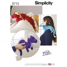 Simplicity 8715 Paper Sewing Pattern – Toy, One Size, Easy
