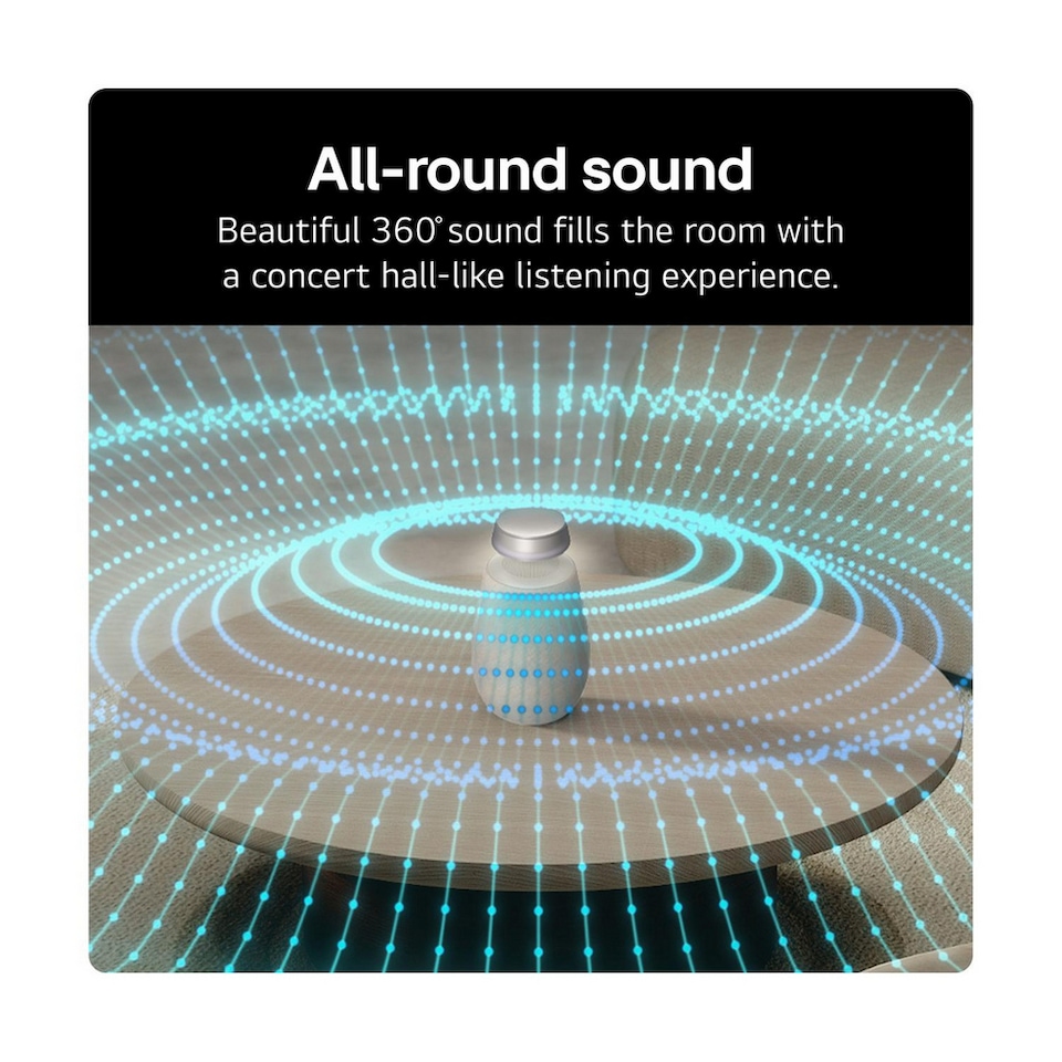 image 1 of LG XO2TBE.CEUSLLK Xboom 360 Bluetooth Speaker Beige