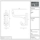 image 4 of Hammer & Tongs Flat Top Ball End Hat & Coat Hook - W35mm x H85mm - Raw