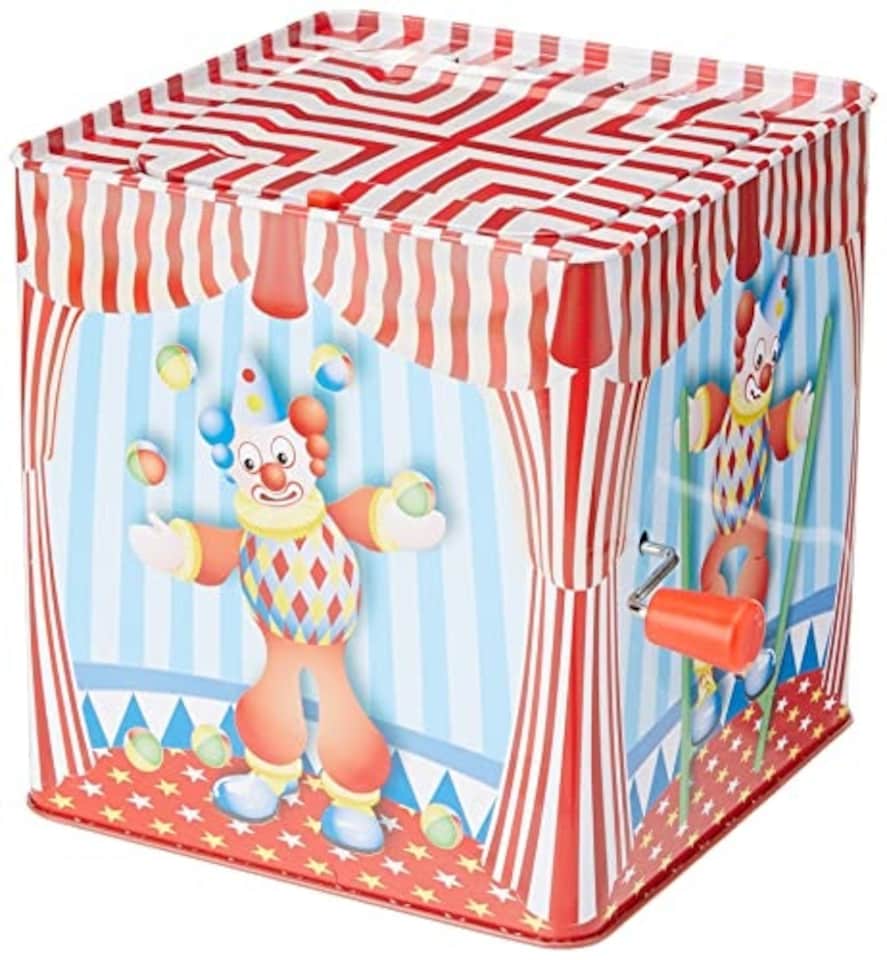 image 1 of Clown Jack In The Box (Assorted Colours)