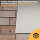 image 7 of NOVECRAFTO Faux Wood Wall Panels – 6 PVC Sheets, Covers 2.76 sqm (29.76 sq ft), 96x48cm Each – Natural Oak Wood Effect Cladding, Moisture Resistant