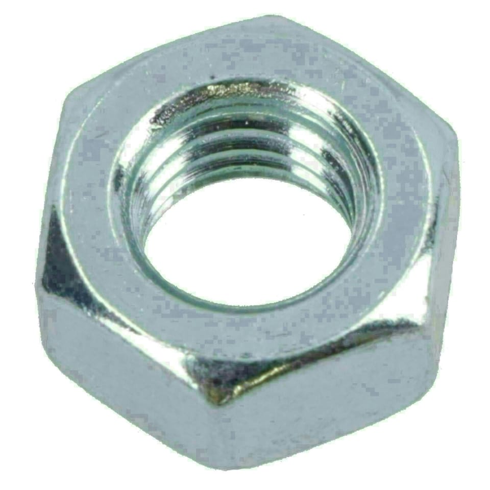 image 1 of M6 x 1.0mm Hex Full Nut Fastener Hexagonal Metric Nuts Grade 8 Zinc Plated 100pk