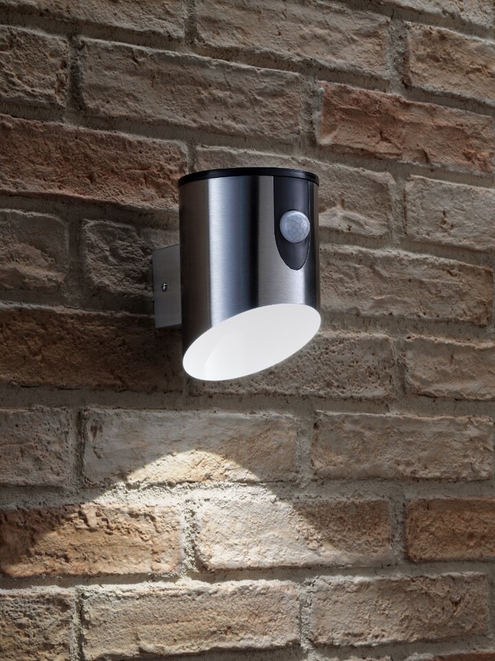 image 1 of Auraglow Battery Powered PIR Motion Sensor Wall Light - HIXON | Brown