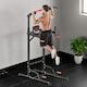 image 2 of HOMCOM Power Tower Station Pull Up Bar withAdjustable Height for Home Gym Workout