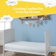image 3 of MHG Living Cot Bed Mattress Waterproof Anti-Allergy Baby Mattress Cover for Newborns - White - 140cmx70cm