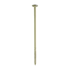 Timco - Timber Frame Construction & Landscaping Screws - Wafer - Exterior - Green Organic (Size 8.0 x 250 - 50 Pieces)
