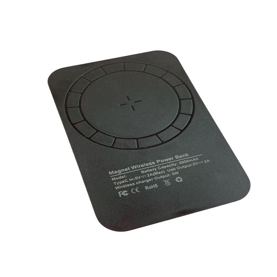 image 1 of Black 5000mAh Mag-Safe Mobile Phone Power Bank