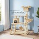 image 8 of Cat Tree Marcel - 141 cm, sisal cat scratching post | Cream | beige | One Size | 1