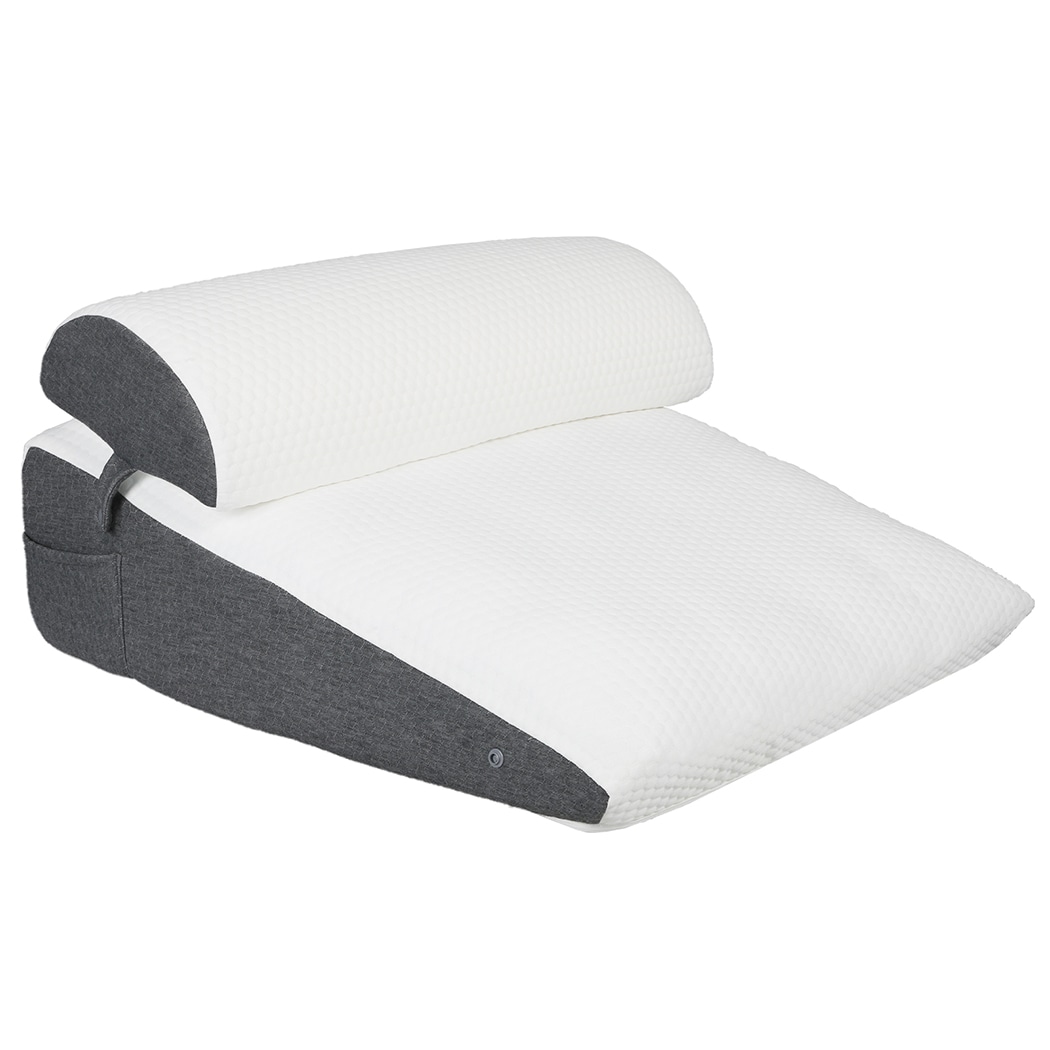 Lavio Wedge Pillow Memory Foam for Back Reading Sleeping Adjustable 63x61x25cm