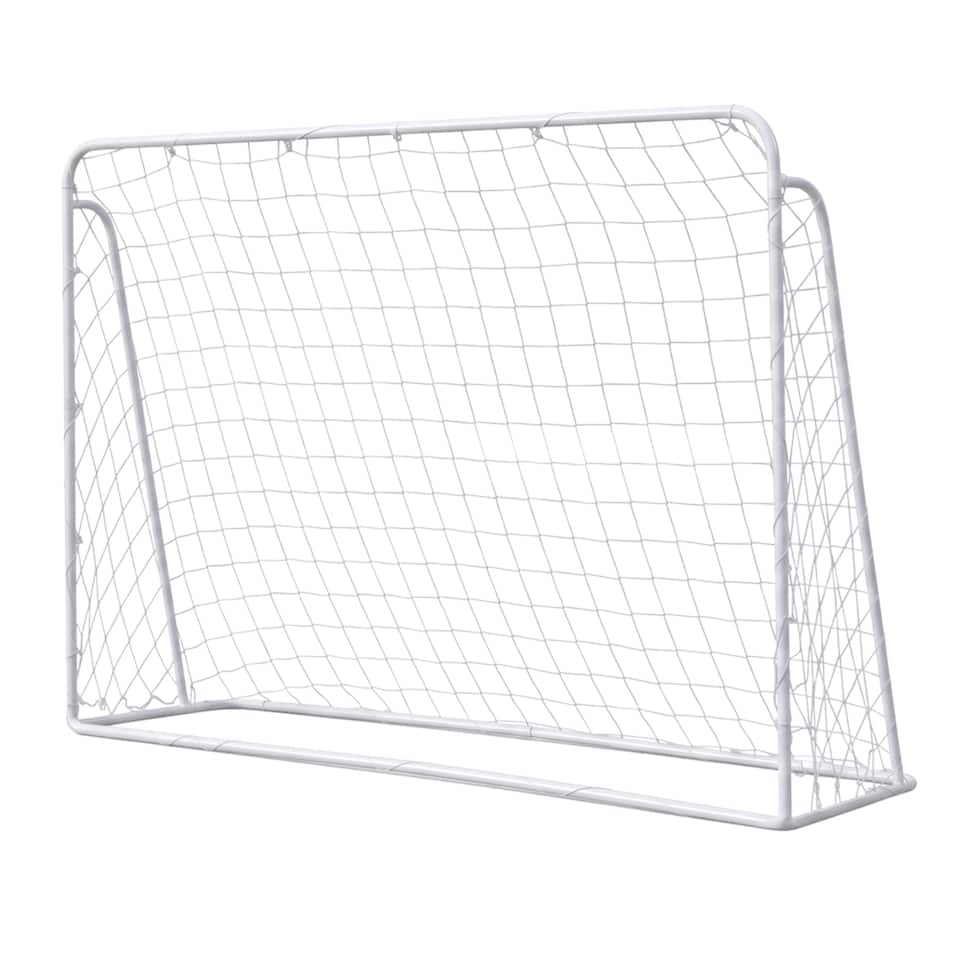 image 1 of Charles Bentley 7ft x 5ft Metal Football Goal Posts Net