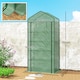image 3 of Outsunny Widened Mini Greenhouse 5 Tier Green House, 193H x 90W x 49Dcm, Green