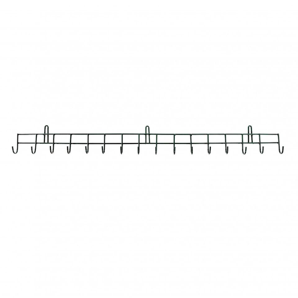 image 1 of 16 Hook Wall Mounted Garden Tool Storage Rack Hanger Shed & Garage