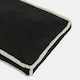 image 6 of OHS Sherpa Bind Rectangular Soft Plump Plush Cosy Pet Dog Cat Crate Cushion Bed Mat Multi | Black and Cream | M