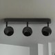 image 3 of CGC NIEVE Matt Black Triple Three Head GU10 Ceiling Surface Spot Light Round Head Black
