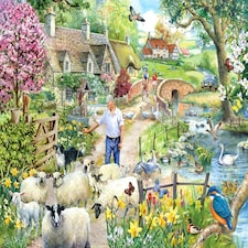 Shepherd's Lane 1000 Piece Jigsaw Puzzle