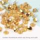 image 3 of Pack of 50 Golden Thumb Tack Push Pins