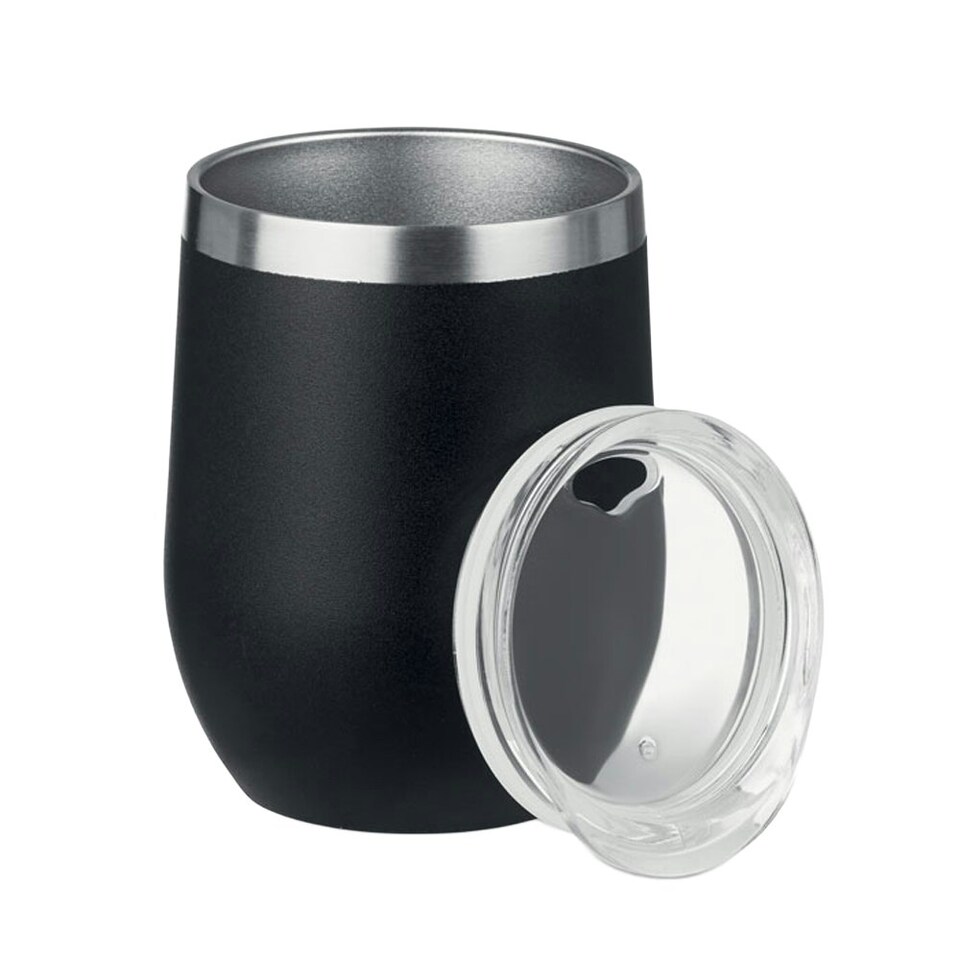 image 1 of MidOcean Chin Chin Double Wall 300ml Mug - Black - One Size