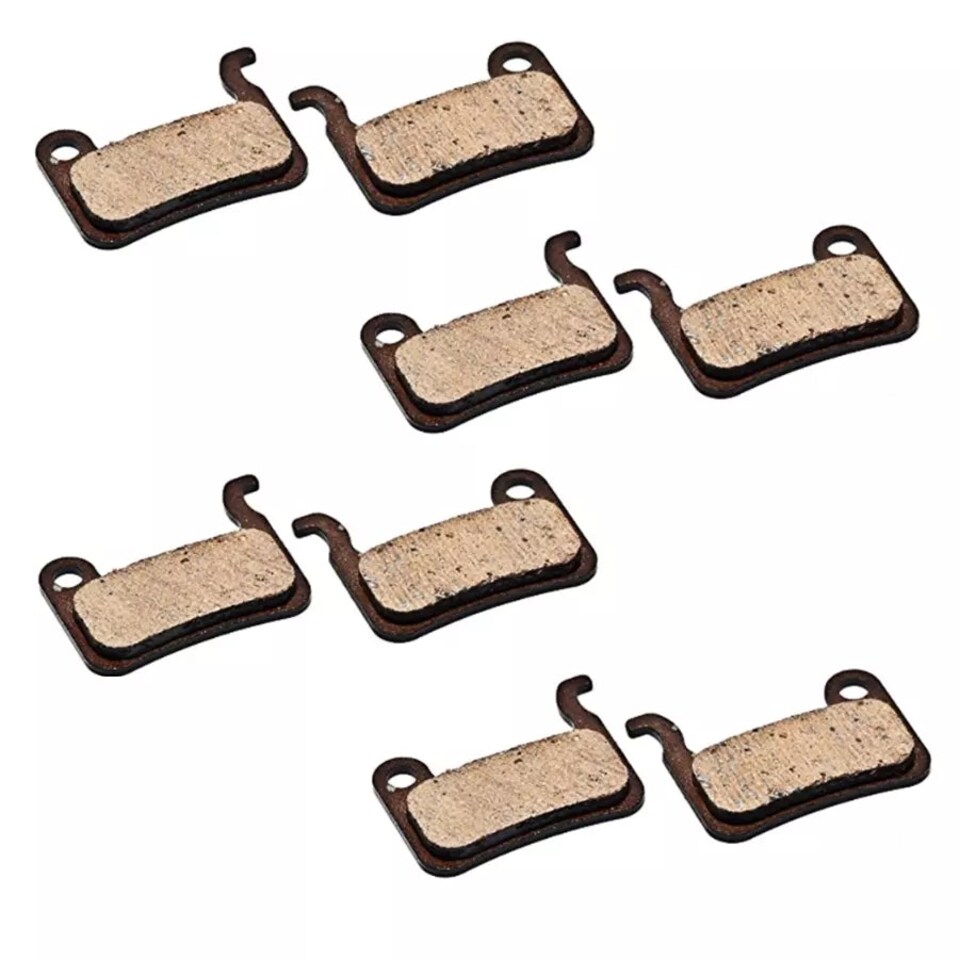image 1 of AWE Set x 4 Semi Metallic Disc Brake Pads Compatible with Shimano XTR/XT/LX/Hone/M536