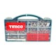 image 2 of Timco - Classic Multi-Purpose Screws - Mixed Tray - PZ - Double Countersunk - Yellow (Size 895pcs - 895 Pieces)