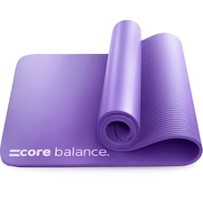 Pilates Mat with Strap (10mm Thick) - Purple