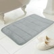 image 4 of Everyday Design Memory Foam Bath Mat Grey 43x61cm