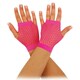 image 1 of Bristol Novelty Unisex Adults Short Fishnet Gloves (1 Pair) - Neon Pink - One Size