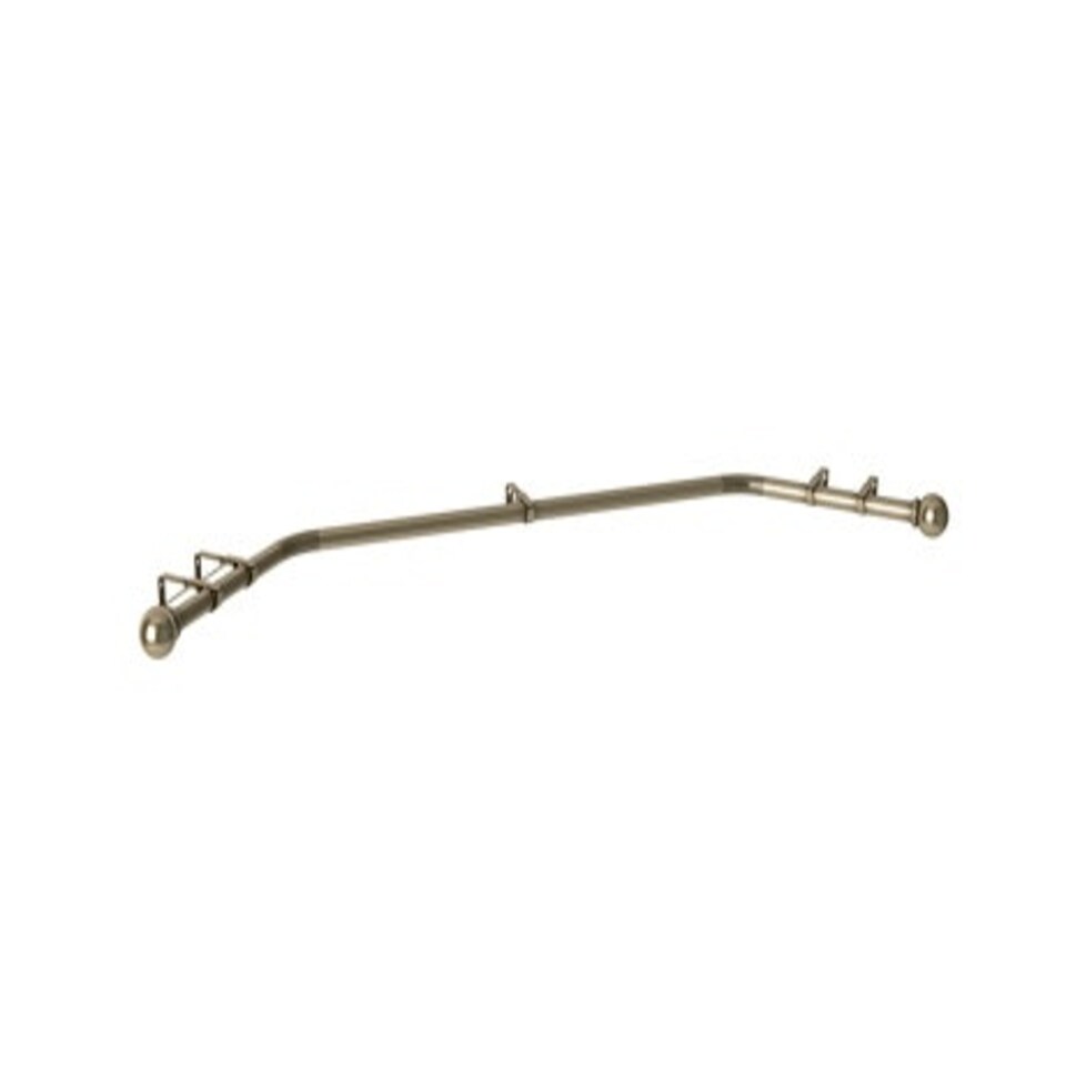 image 1 of 28mm 400cm Antique Brass Ball End Eyelet Bay Pole Set 400cm Bronze | Bronze