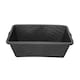 image 2 of Red Gorilla Tubtrug Heavy Duty Rigid Tub - Black - Large Rectangle