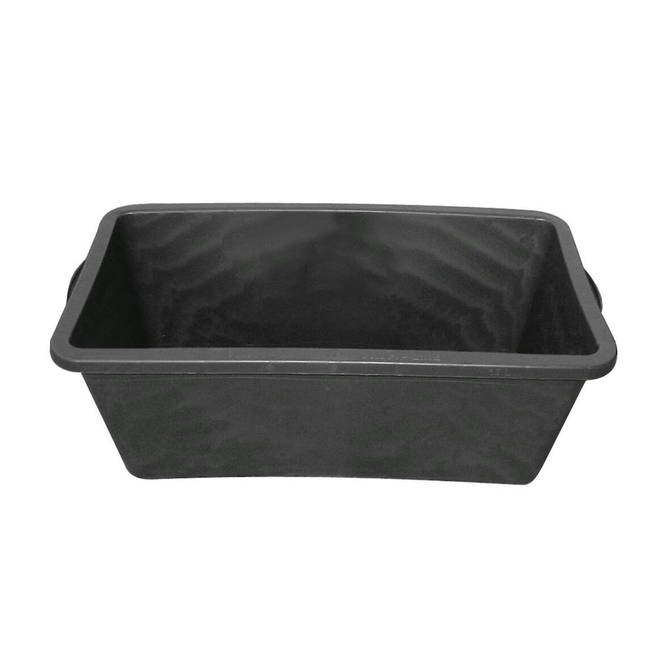 image 1 of Red Gorilla Tubtrug Heavy Duty Rigid Tub - Black - Large Rectangle