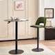 image 4 of SONARA Set of 1 Adjustable Velvet Upholstered Breakfast Bar Stools | Green