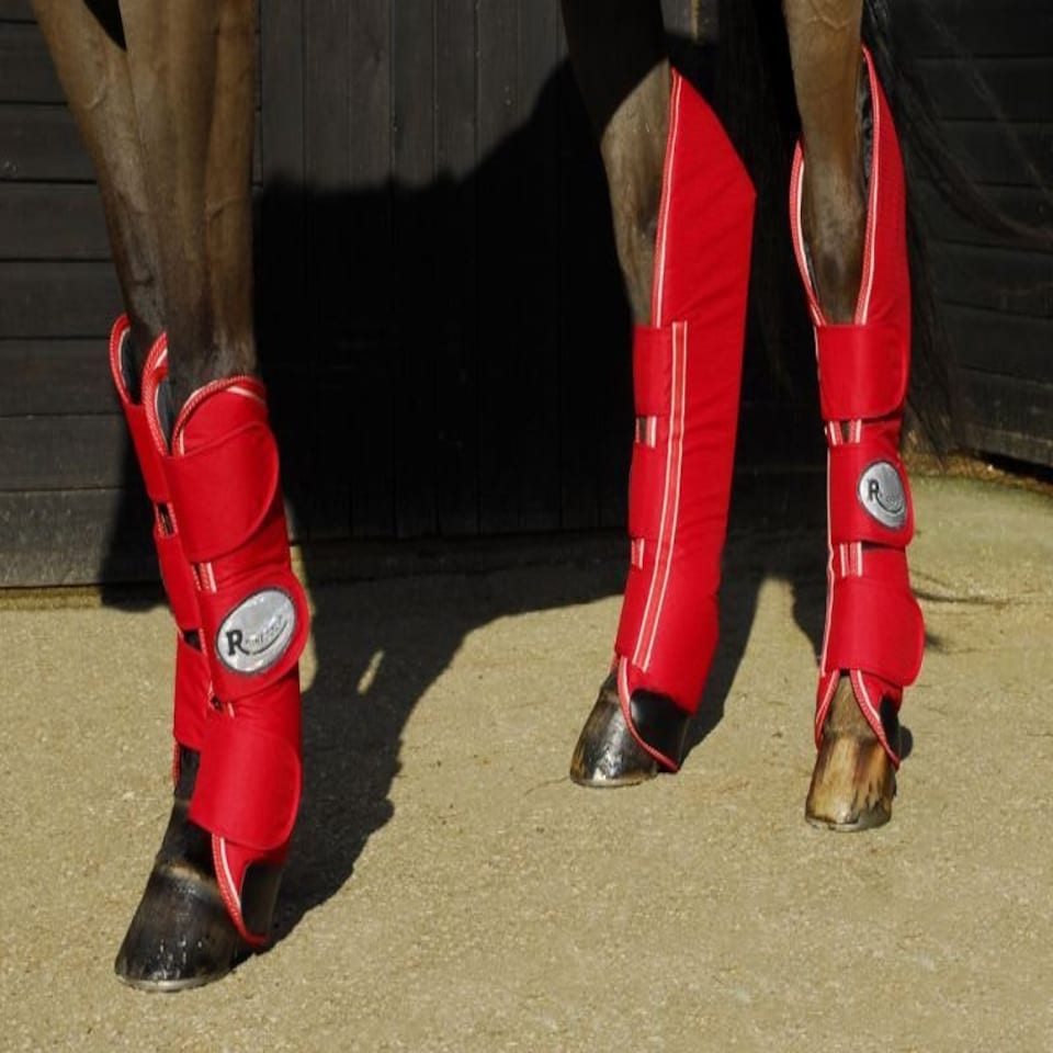 image 1 of Rhinegold Full Length Ripstop Travel Boots Blue | Size: Full
Colour: Navy Blue
