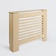 image 7 of OHS MDF Horizontal Slat Grilled Radiator Cover, Large - Natural Wood Brown | Natural Wood