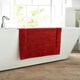 image 1 of Bliss Pima 100% Cotton Bath Mat 50x80cm – Ultra-Soft 1600GSM Luxury Bathroom Rug | Red | Paprika | 50 x 80cm