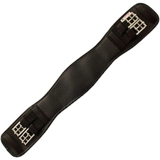 HyCOMFORT Waffle Dressage Girth With Elasticated Ends - Brown - 30in