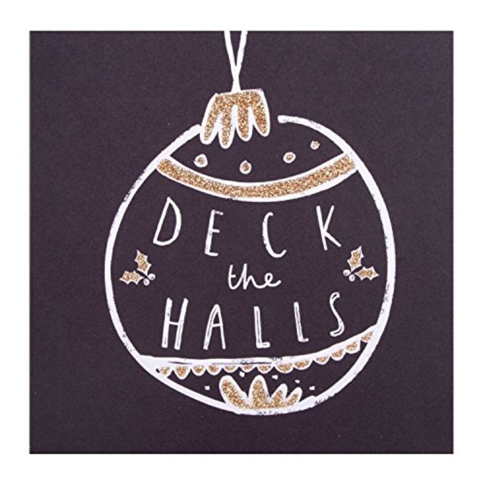 image 1 of Charity Christmas Card Pack 'Deck The Halls' 10 Cards, 1 Design