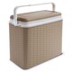 image 1 of 24L Rattan Design Cooler Storage Boxes | Cream | 1