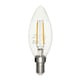 image 2 of BHS 5 Pack of 4 Watt LED Vintage Style SES E14 Candle Light Bulb | Clear | Warm White | 5