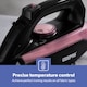 image 4 of GEEPAS 2400W Steam Iron Ceramic Soleplate, Black