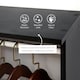 image 4 of HOMCOM Mobile Double Open Wardrobe w/ Clothes Hanging Rail
