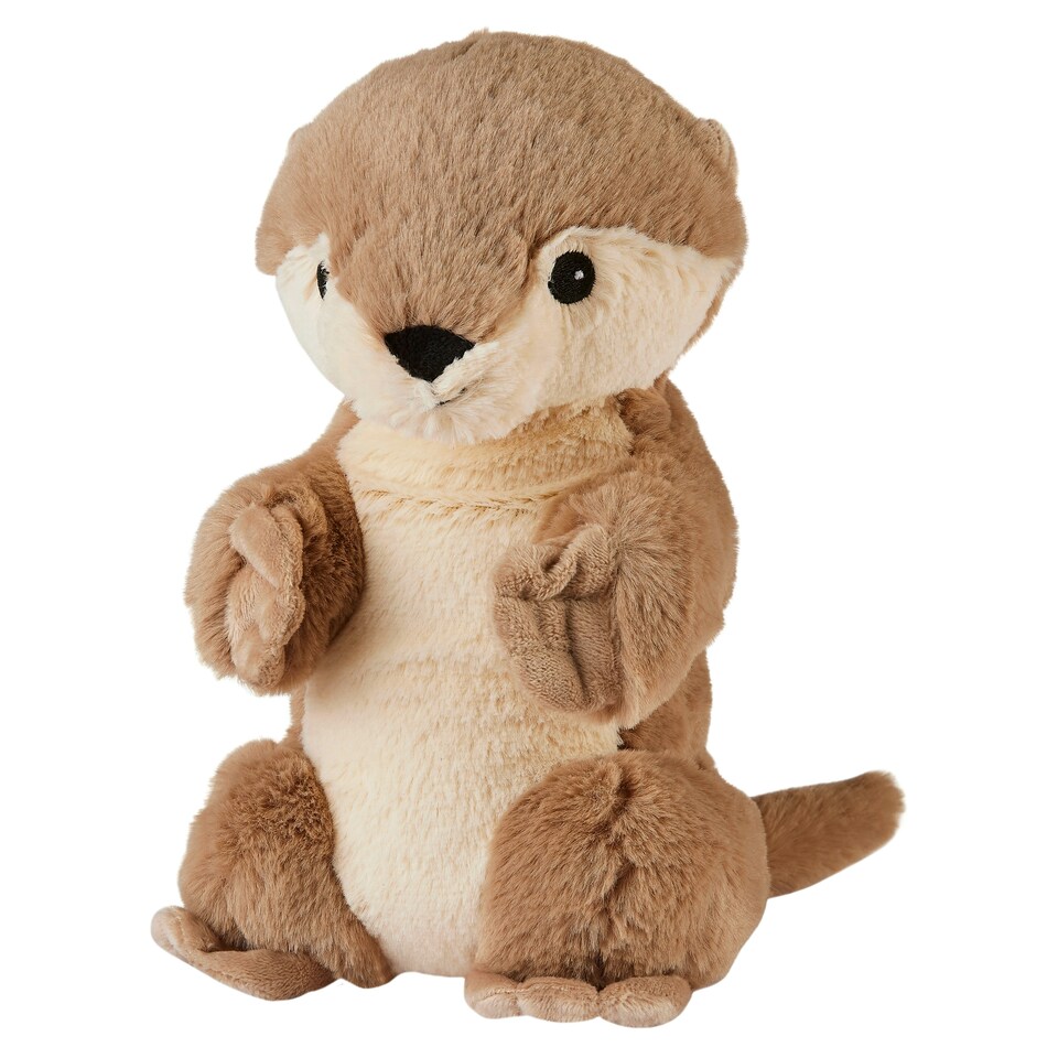 image 1 of Warmies Plush Otter Microwavable Weighted Teddy