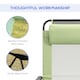 image 5 of Outsunny Garden Chairs Set of 2 Folding Camping Chair Recliners, Green | Green | Green