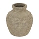 image 1 of Large Tuscan Vase - Ceramic - L30 x W30 x H33 cm - Grey | Grey