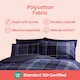 image 7 of Argyle Design Tartan Polycotton Duvet Set With Pillowcase | Blue | 1