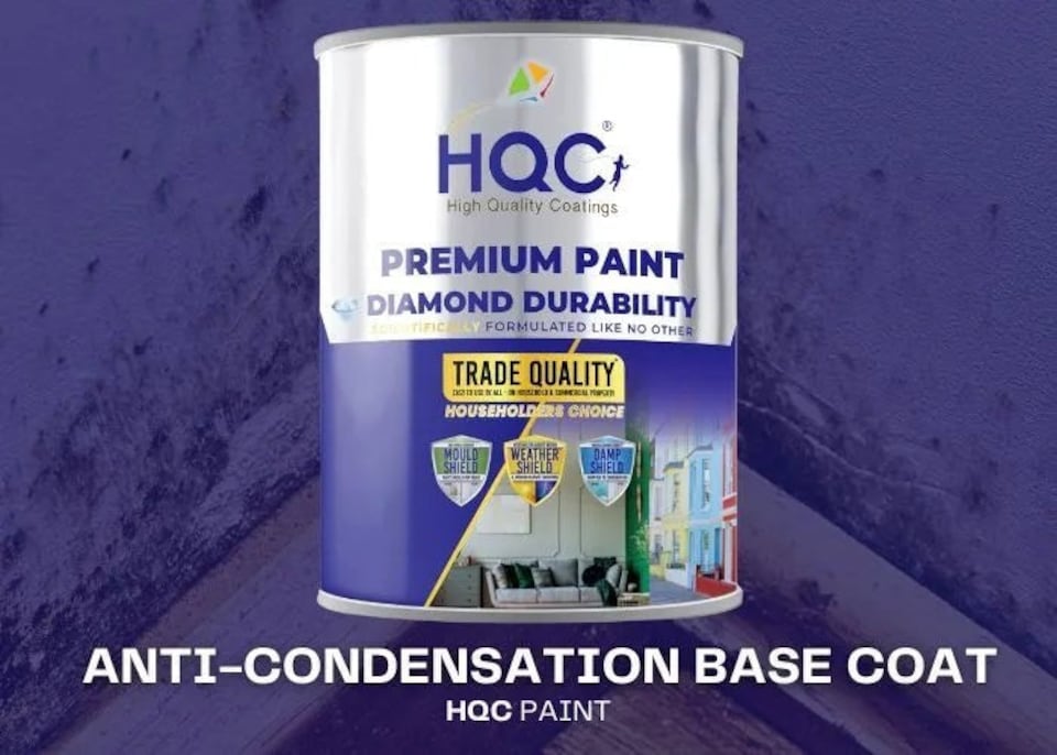 image 1 of HQC Insulating Anti-Condensation Base Coat - Prevents Condensation & Insulates Interior Walls & Ceilings - Sage Green - 2.5L