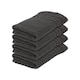 image 1 of Nicola Spring Cotton Wash Cloths - 30cm x 30cm - Charcoal - Pack of 4