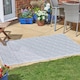 image 2 of Marco Paul Grey Geometric Pattern Outdoor Rug 150 x 210cn Grey | 180 x 120cm